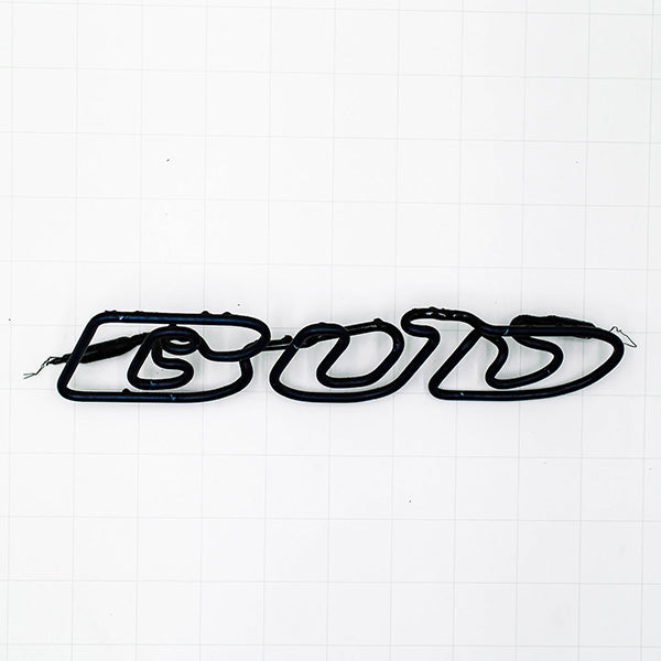 BUD Double Stroke for Bud Light Replacement Tube - Neon Sign Part Used