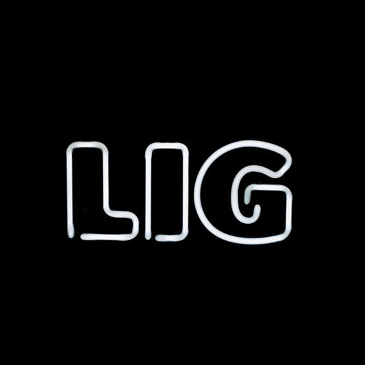 LIG double stroke word unit Replacement Tube - Neon Sign Part Used