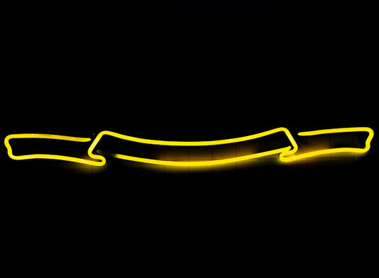 Lower Ribbon Border Unit for Modelo Especial Replacement Tube - Neon Sign Part