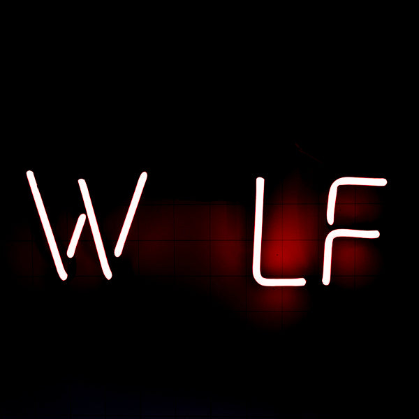 Wolf single stroke word unit for red wolf Replacement Tube - Neon Sign Part