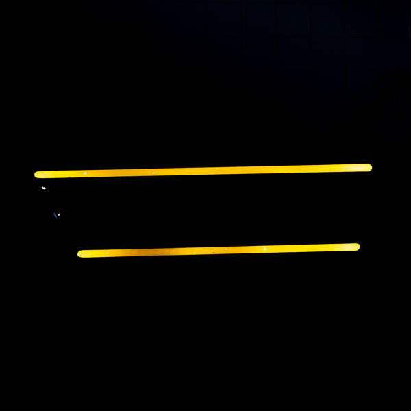 Left Border Unit for Blue Plastic Miller Lite Replacement Tube - Neon Sign Part