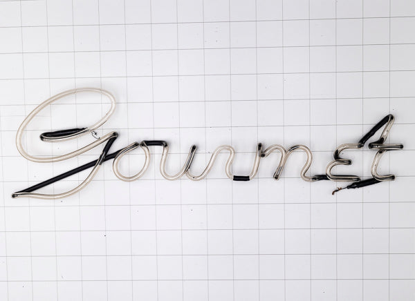 Gourmet Single Stroke Word Unit for Miscellaneous Replacement Tube - Neon Sign Part