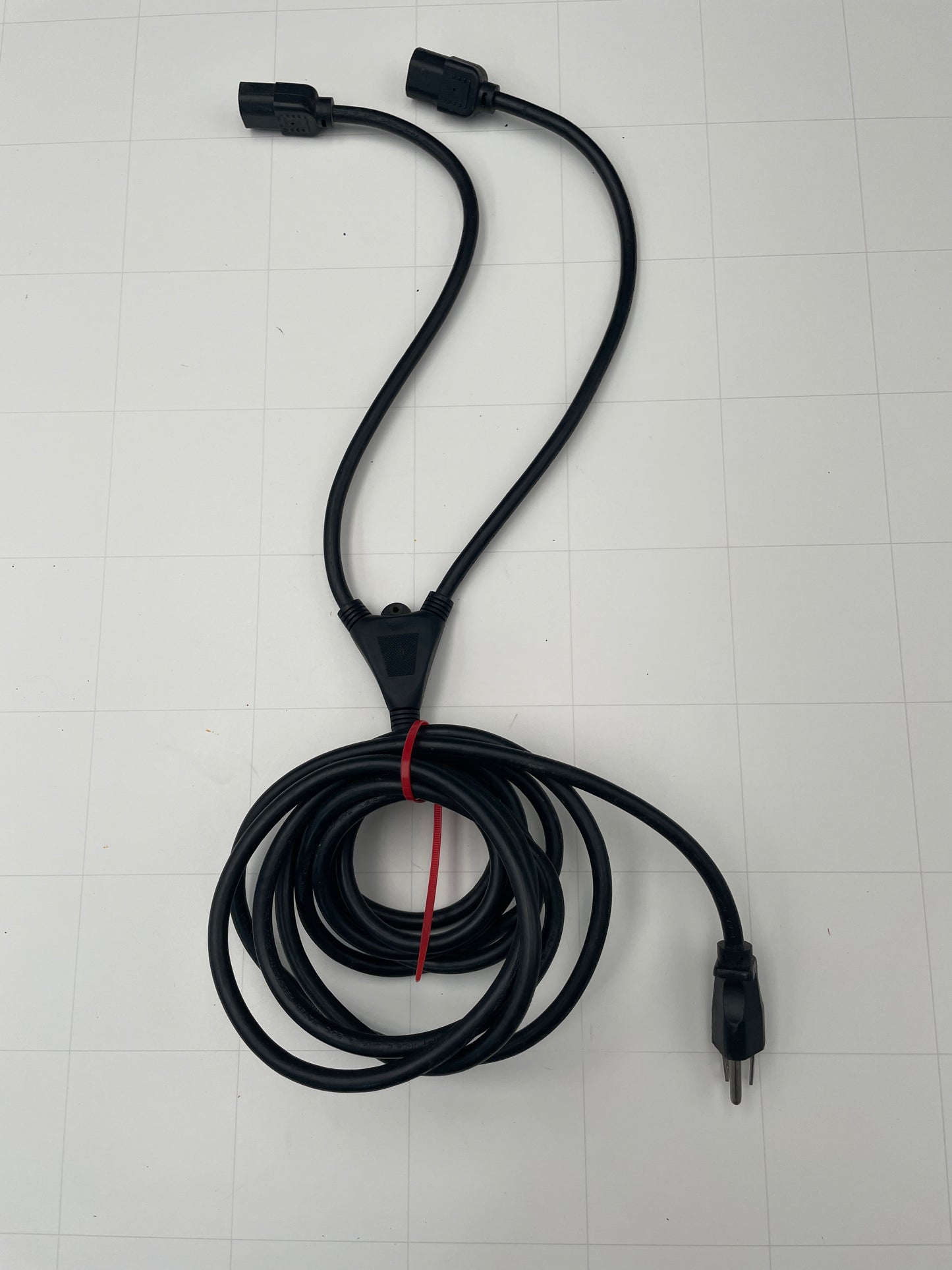 11 Ft Split Neon Sign Power Cord – Dual IEC Y-Style Replacement Cable