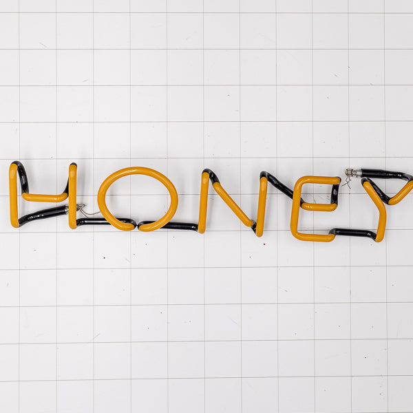HONEY Single Stroke Word Unit for Wild Turkey American Honey Replacement Tube - Neon Sign Part