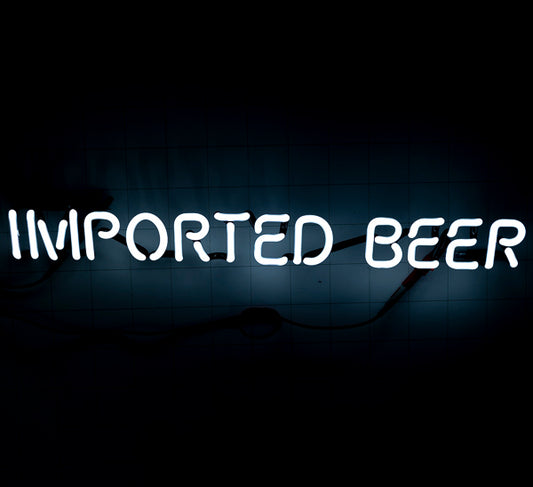 IMPORTED BEER single stroke word unit for Dos Equis Replacement Tube - Neon Sign Part