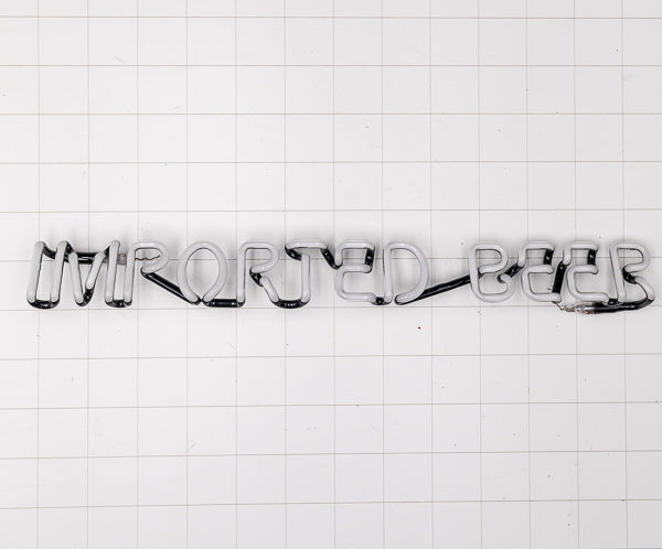 IMPORTED BEER single stroke word unit for Dos Equis Replacement Tube - Neon Sign Part