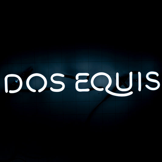 DOS EQUIS single stroke word unit Replacement Tube - Neon Sign Part