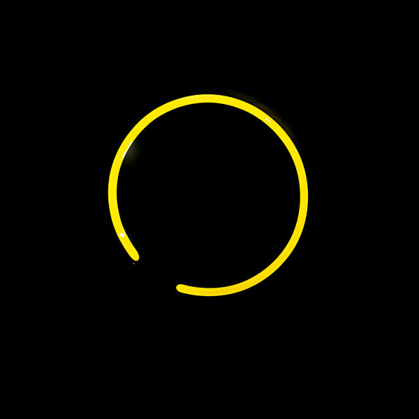 Inside Border Circle for Colders 29 Beer Replacement Tube - Neon Sign Part Used