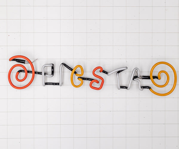 Fiesta Single Stroke Word Unit for Corona Coronista Fiesta Replacement Tube - Neon Sign Part