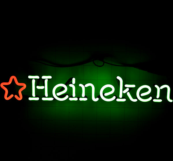 Heineken Single Stroke Word Unit With Star for Heineken Replacement Tube - Neon Sign Part