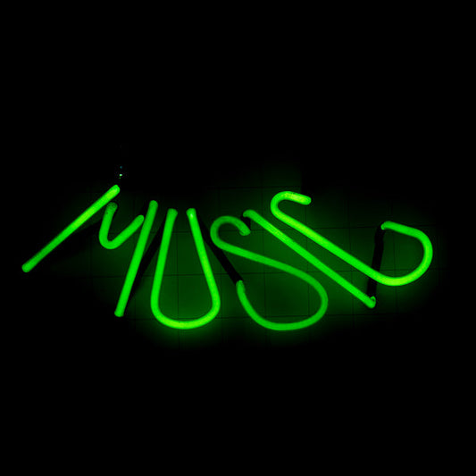 Music word unit for Lite CD Music Replacement Tube - Neon Sign Part