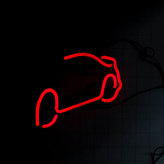 Back & Bottom of Car for MGD Nascar #2 Replacement Tube - Neon Sign Part