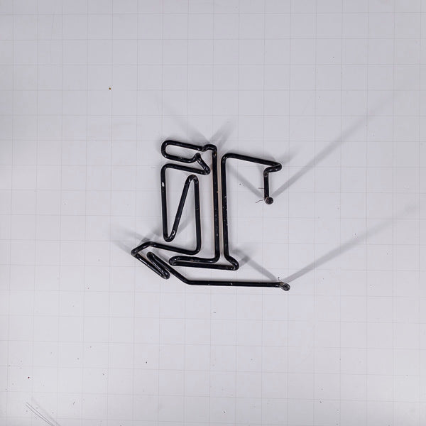 LI Double Stroke Word Unit w/ Verticle Electrodes for horizontal Lite Classic Replacement Tube - Neon Sign Part