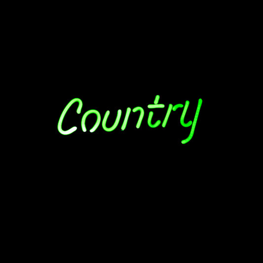 Country single stroke word unit for Budweiser Country Replacement Tube - Neon Sign Part