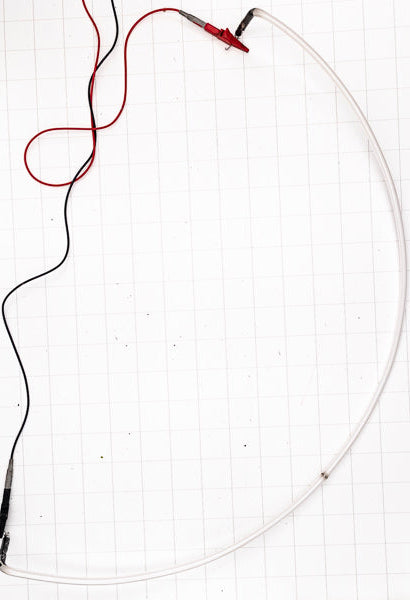 Right Border with Vertical Electrodes for Large Miller Lite Classic Replacement Tube - Neon Sign Part