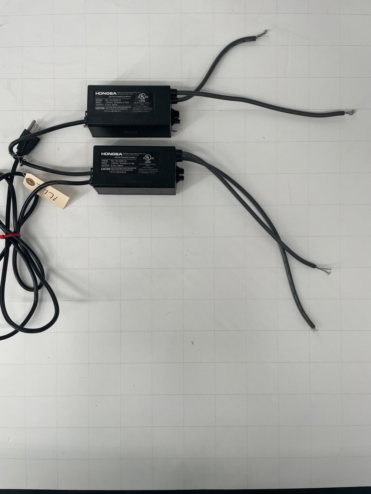 Hongba Dual Electronic Neon Sign Replacement Transformer – 6Kv