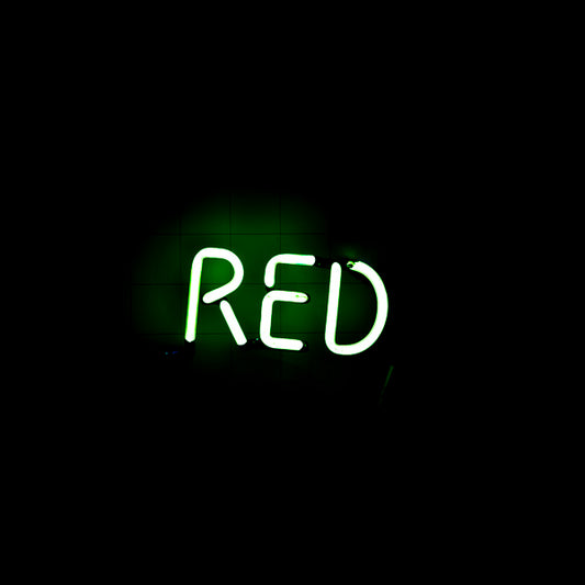 RED Single Stroke Word Unit for Possible Killian's Replacement Tube - Neon Sign Part