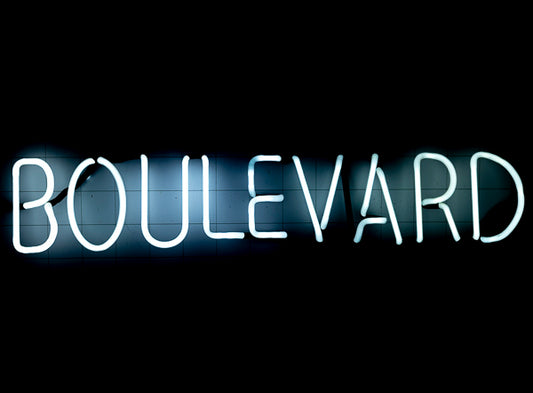 BOULEVARD Single Stroke Word Unit for Boulevard Brewing Co Replacement Tube - Neon Sign Part