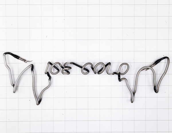 ICE COLD Word Unit with Border Unit for Bud Light Replacement Tube - Neon Sign Part