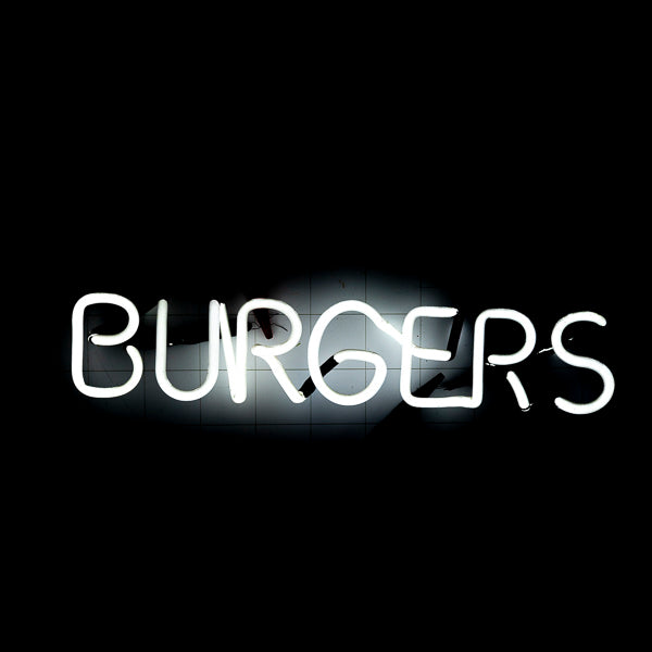 BURGERS Single Stroke Word Unit Replacement Tube - Neon Sign Part