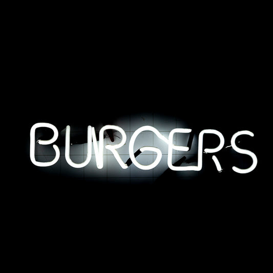 BURGERS Single Stroke Word Unit Replacement Tube - Neon Sign Part
