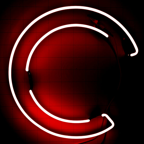 Large C for Chicago Cubs Border Unit for Old Style Beer Replacement Tube - Neon Sign Part