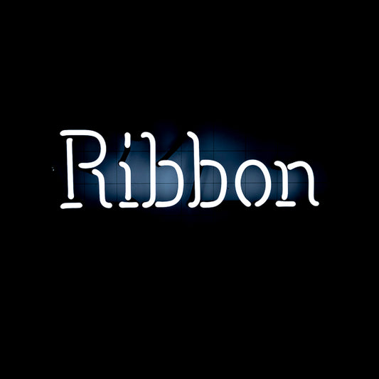 Ribbon Single Stroke Word Unit for St Pabst Blue Ribbon Shamrock Replacement Tube - Neon Sign Part