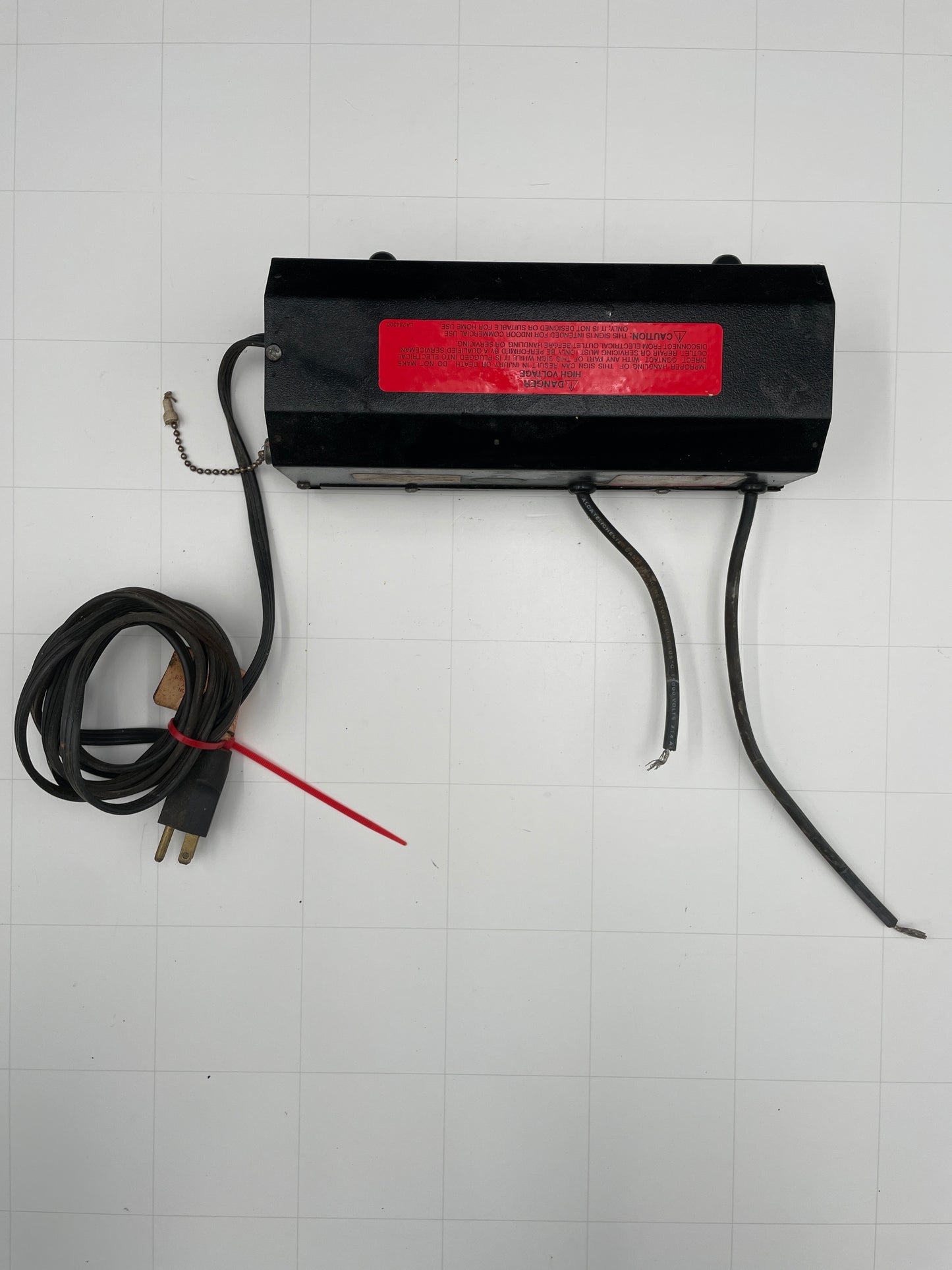 Franceformer Vintage Core & Coil with Anheuser Housing Neon Sign Replacement Transformer – 7.5Kv