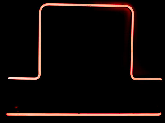 Mystery / Unknown Red Border Replacement Tube - Neon Sign Part