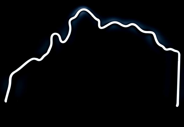 Unkown / Mystery Mountain Border Neon Sign Replacement Tube