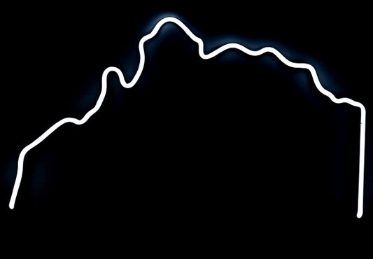 Unkown / Mystery Mountain Border Neon Sign Replacement Tube