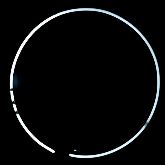 Unknown/Mystery 20 1/2" White Circle Replacement Tube - Neon Sign Part