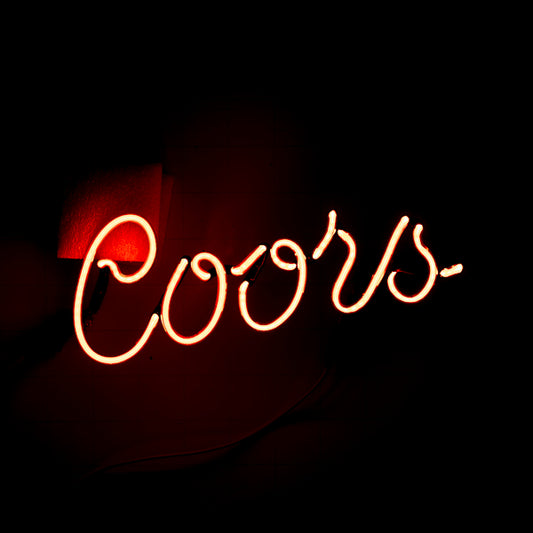 Coors Script Word Unit for Coors Light Replacement Tube - Neon Sign Part