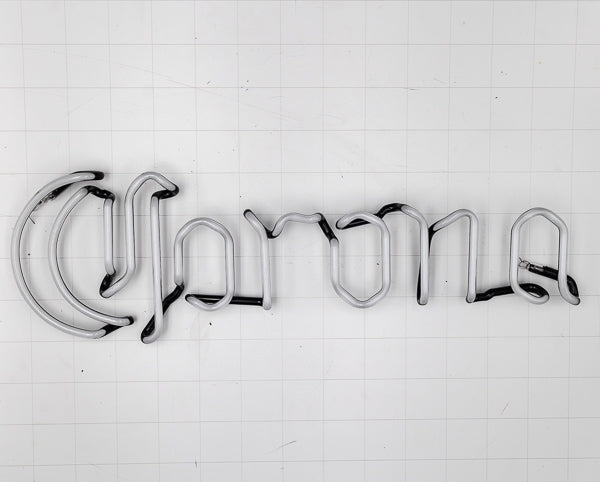Corona Single Stroke Word Unit for Corona Skull Replacement Tube - Neon Sign Part