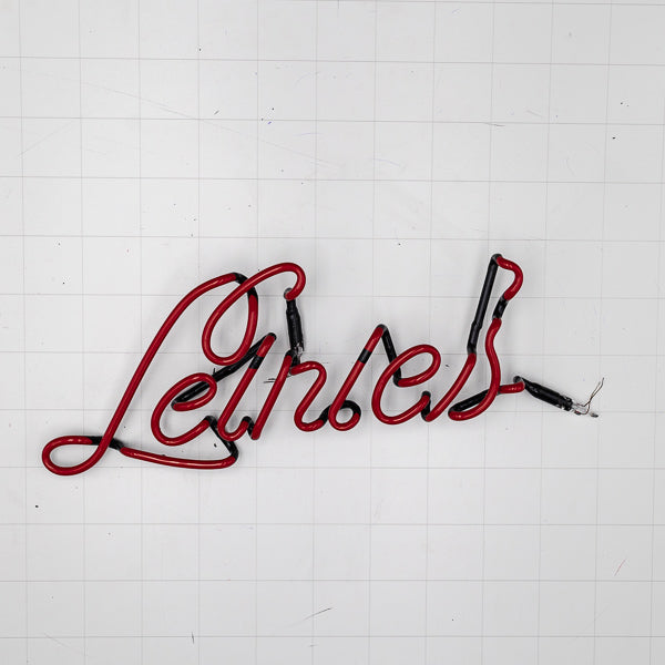 Leinies Script Word Unit for Leinies Beer Wave/Paddle Replacement Tube - Neon Sign Part