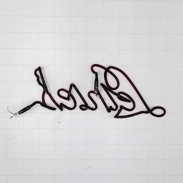 Leinies Script Word Unit for Leinies Beer Wave/Paddle Replacement Tube - Neon Sign Part