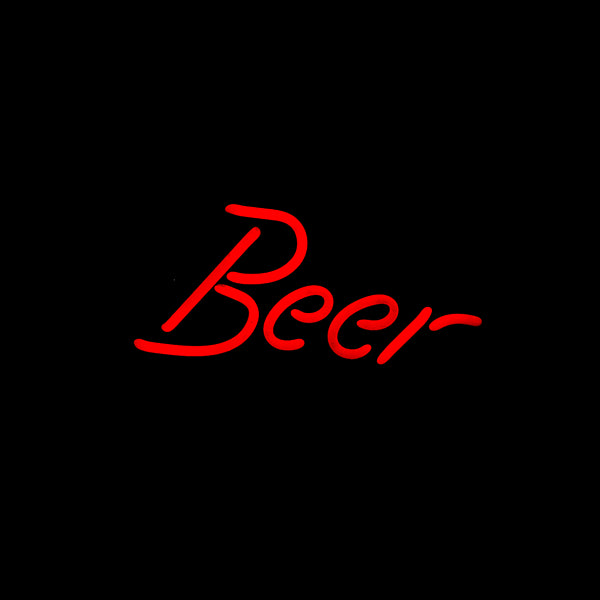 Beer Single Stroke Word Unit for Leinies Beer Wave/Paddle Replacement Tube - Neon Sign Part