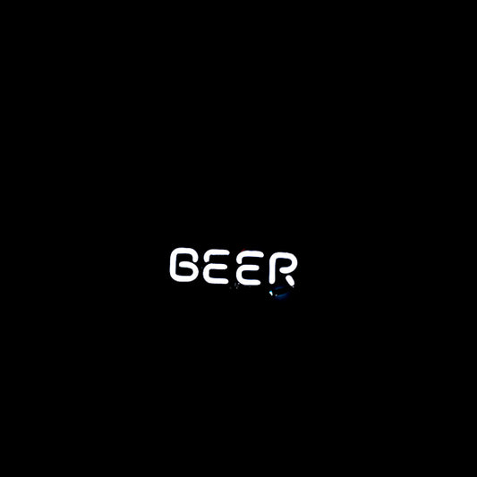 BEER Single Stroke Word Unit for Pabst Blue Ribbon Replacement Tube - Neon Sign Part