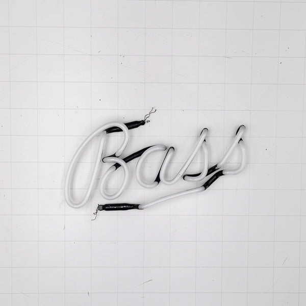 Bass Single Stroke Script Word Unit for Bass Beer Replacement Tube - Neon Sign Part