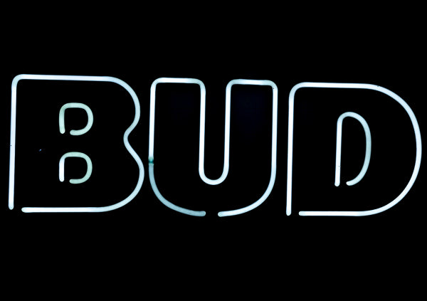 BUD Double Stroke Word Unit for Bud Light Replacement Tube - Neon Sign Part