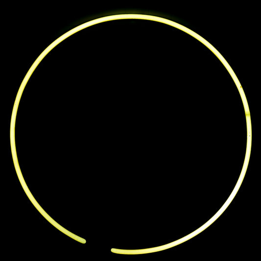 Unkown / Mystery Yellow Circle for Unknown Replacement Tube - Neon Sign Part