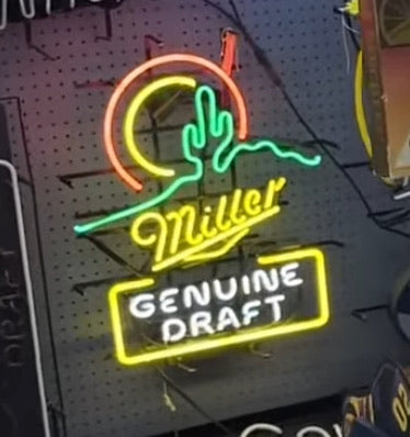 Sun Border for Miller Genuine Draft Cactus Replacement Tube - Neon Sign Part