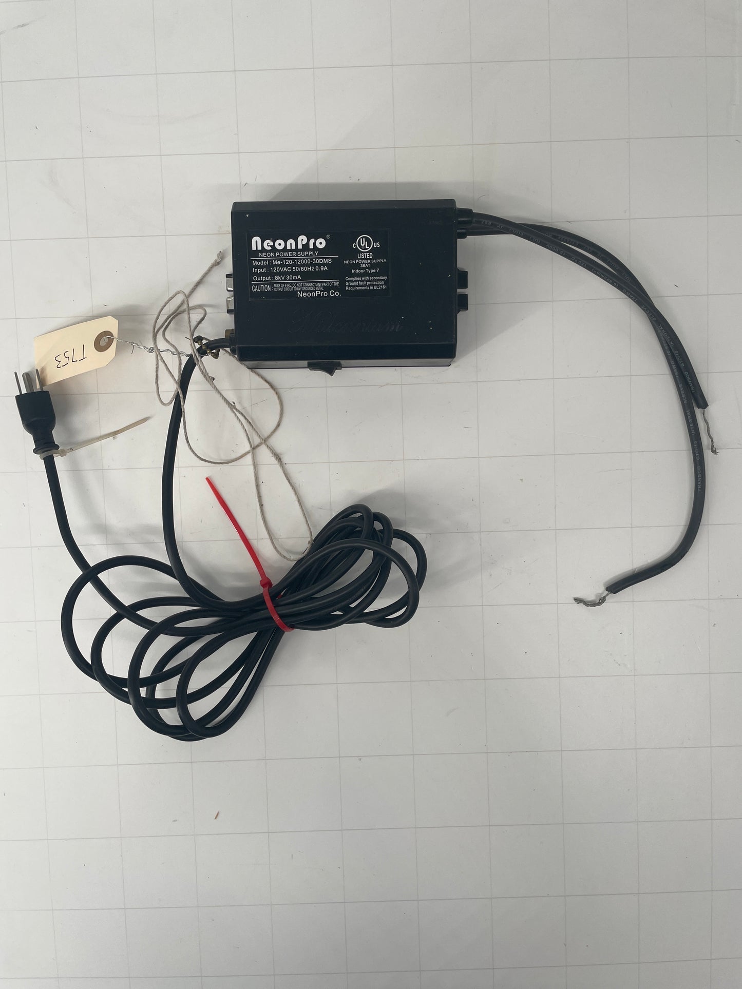 Neon Pro Electronic Neon Sign Replacement Transformer – 8Kv