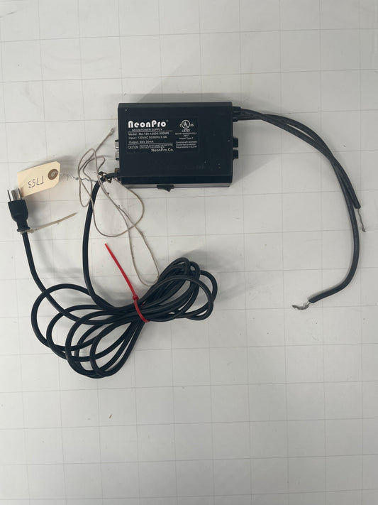 Neon Pro Electronic Neon Sign Replacement Transformer – 8Kv