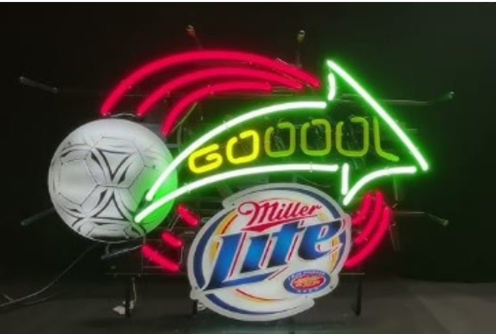 OL unit for Miller Lite Soccer Gooool Sequencing Neon Sign Replacement Tube