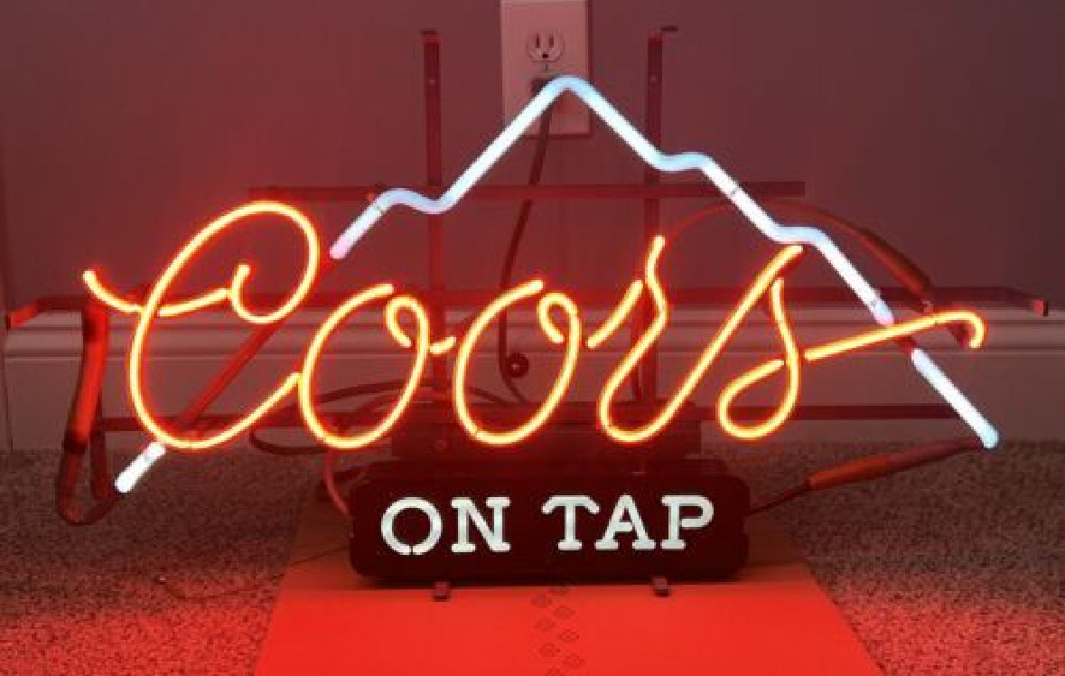 ON TAP Plastic insert for Coors Neon Sign Plastic Replacement Panel