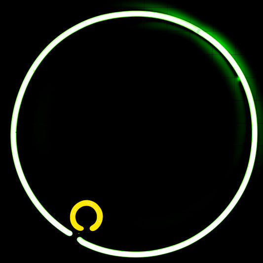 Mystery / Unknown Border Circle Ring Replacement Tube - Neon Sign Part