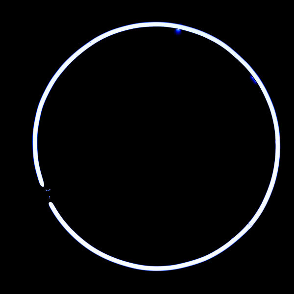 Mystery / Unknown Border Circle Ring Replacement Tube - Neon Sign Part