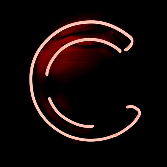 Red Large C for Old Style Cubs Replacement Tube - Neon Sign Part New