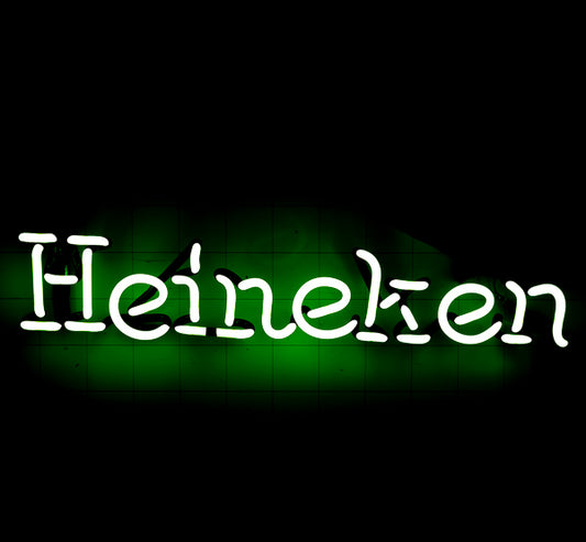 Heineken Single Stroke Word Unit Replacement Tube - Neon Sign Part New